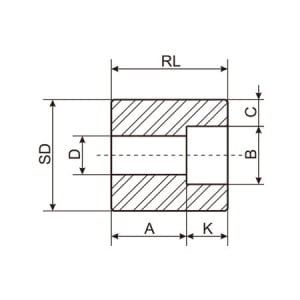 Socket Weld Reducing Inserts Type 2 Drawing