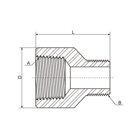 Threaded Adapter Drawing
